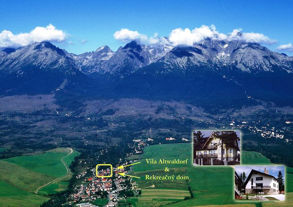 Вилла Rekreacny Dom Altwaldorf Vysoke Tatry Стара-Лесна Экстерьер фото